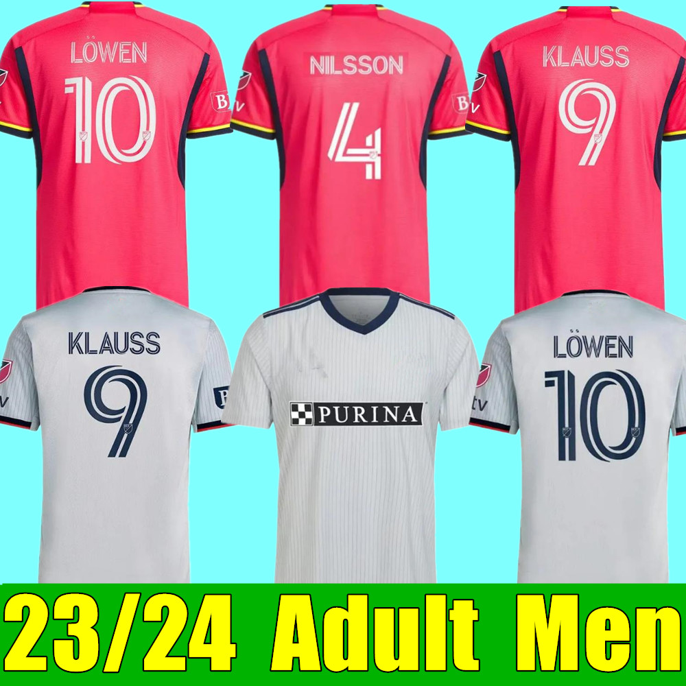 2023 2024 St. L ouis City SOCCER JERSEYS MLS HOME Away st Louis''RED' SC white NILSSON 4 KLAUSS 9 NELSON GIOACCHINI VASSILEV BELL PIDRO FOOTBALL SHIRT Mens fans player shirt, Adult away
2023 2024 St. L ouis City SOCCER JERSEYS MLS HOME Away st Louis''RED' SC white NILSSON 4 KLAUSS 9 NELSON GIOACCHINI VASSILEV BELL PIDRO FOOTBALL SHIRT Mens fans player shirt, Adult away