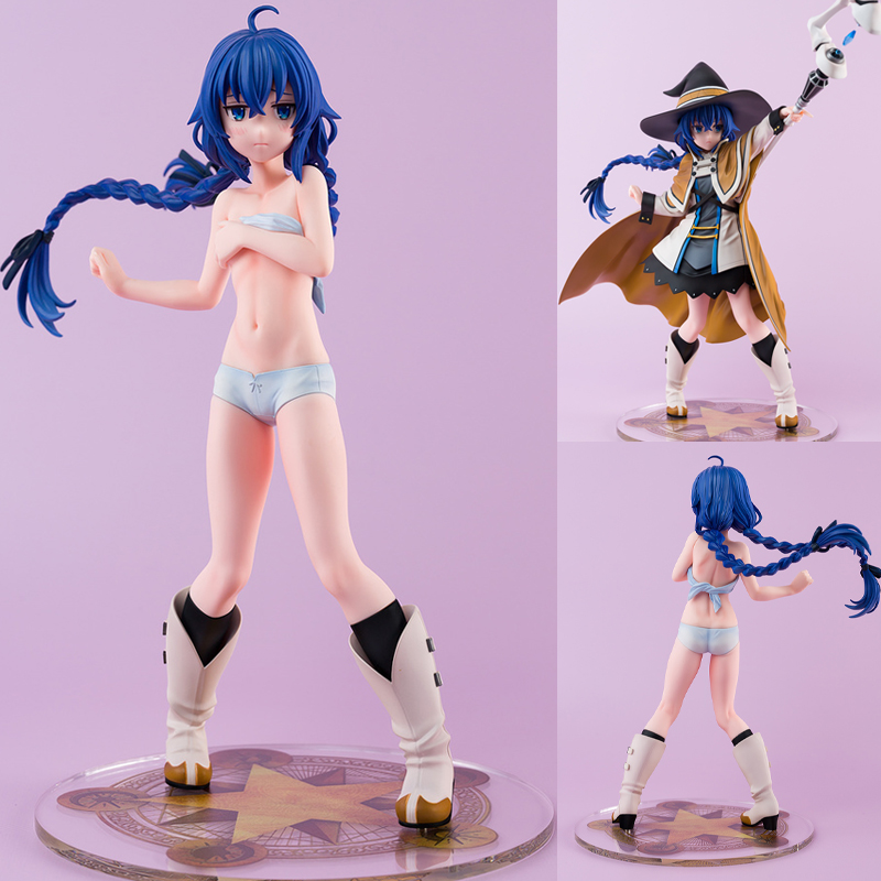 Gun Toys 25CM Mushoku Tensei Isekai Ittara Honki Dasu Roxy Migurdia kawaii Girl PVC Action Figure Adult Collectible Model Toy do