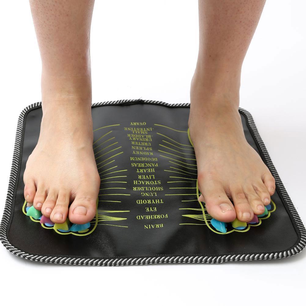 Back Massager Acupuncture Cobblestone Foot Cushion Reflexology Mat Acupoint Physical Pad Pain Relief Health Care 230411