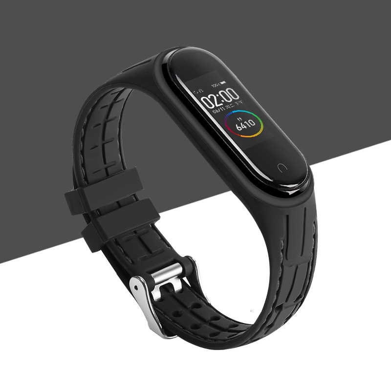 Watch Bands Strap For Mi band 7 6 5 Bracelet Sport belt Silicone Replacement Smartwatch bracelet watchband for Xiaomi mi band 3 4 5 6 strap 230411