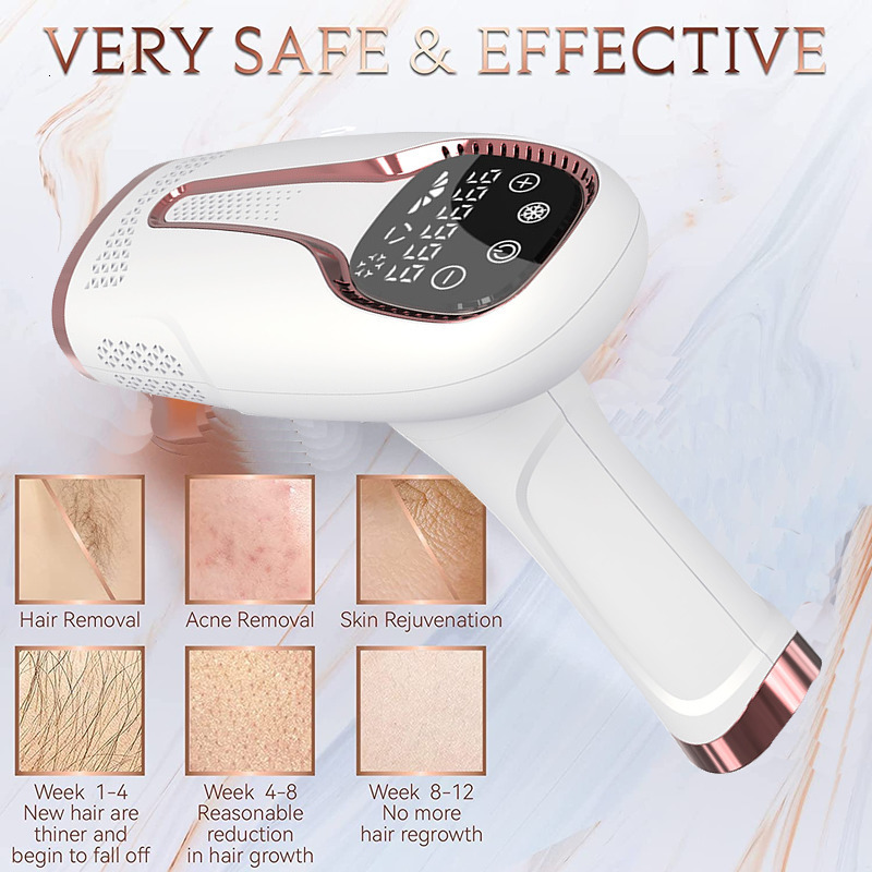 Epilator 999999 Flashes IPL Laser Epilator for Women Home Use Devices Hair Removal Painless Electric Epilator Bikini Drop 230428