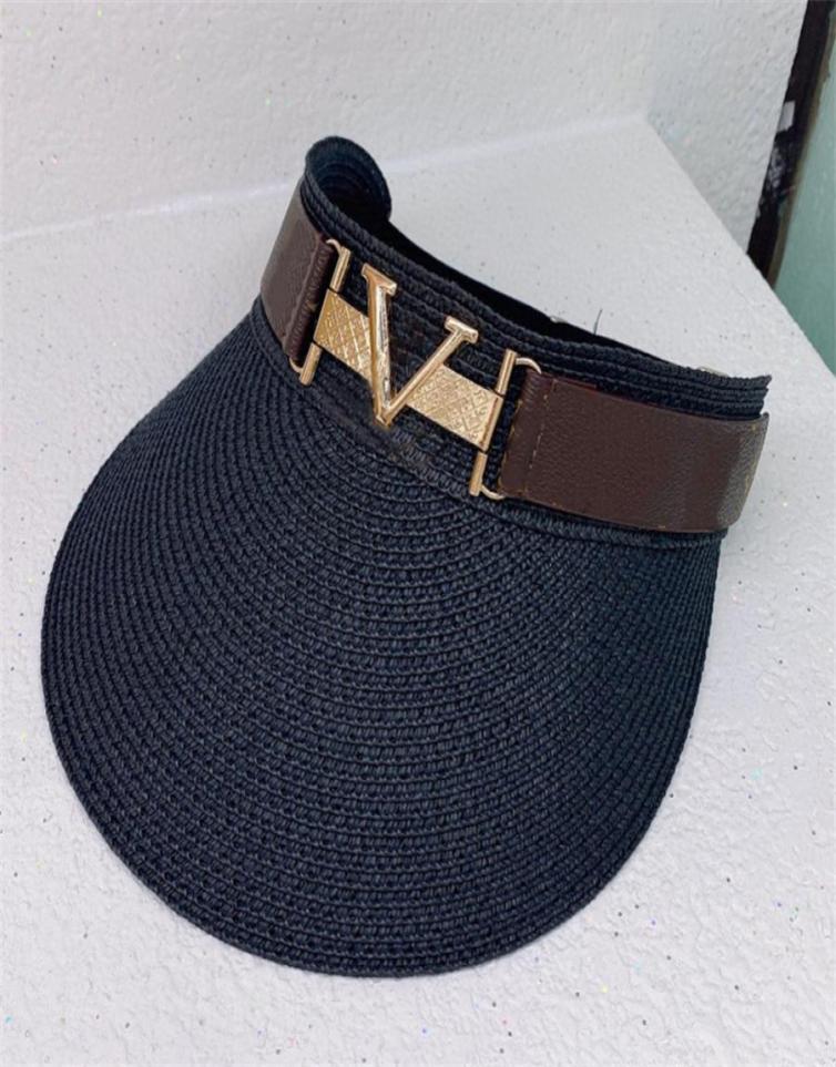 Topless Straw Hat Designer Summer Visors Fashion Men Women Hats Sunscreen Beach Personality Sunshade Caps High Quality9450096, Khaki
Topless Straw Hat Designer Summer Visors Fashion Men Women Hats Sunscreen Beach Personality Sunshade Caps High Quality9450096, Khaki