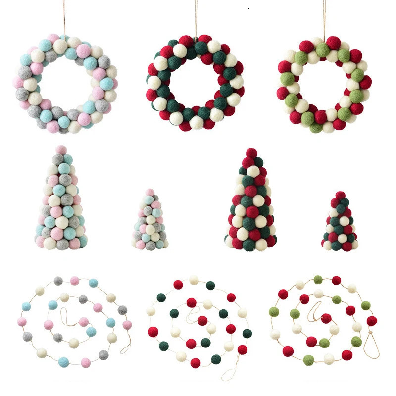 Acrylic Plastic Lucite 100PCS 20mm 100 Wool Felt Balls DIY Hanging Accessories Candy Color Pom Ball For Kids Party Crafts Children's Toys 231110