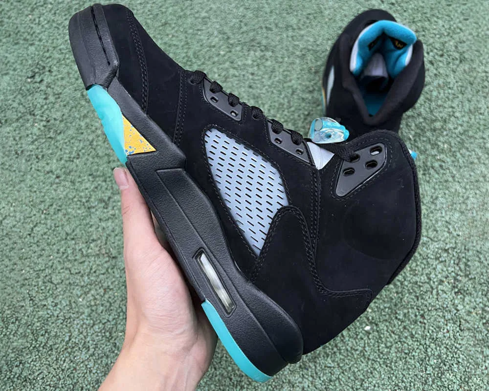 2023 Basketball Shoes Jumpman 5 'Aqua' 5s Black/Aquatone-Taxi Outdoor Sneaker Sports With Box
2023 Basketball Shoes Jumpman 5 'Aqua' 5s Black/Aquatone-Taxi Outdoor Sneaker Sports With Box