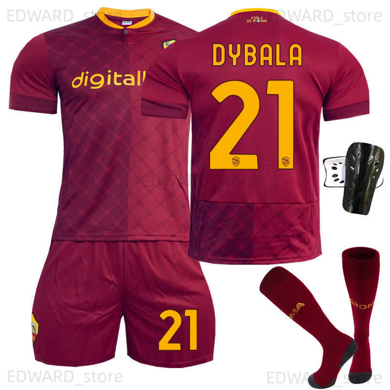 Men's Tracksuits 2223 Roma Home 21 Dibara jersey set 9 Abraham football jersey adult sportswear T230411, 22-23 roma home 21
Men's Tracksuits 2223 Roma Home 21 Dibara jersey set 9 Abraham football jersey adult sportswear T230411, 22-23 roma home 21