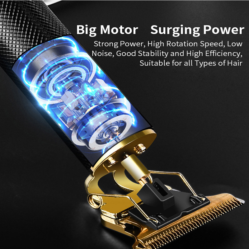 Clippers Trimmers Electric Hair Trimmer USB Rechargeable Man Shaver Cutting Machine Barber Professional Hair Clipper 230411