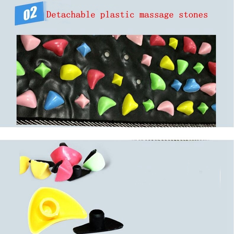 Full Body Massager Simulation Cobblestone Foot Mat Home Comfortable Cushion Gravel Road 3570120140175cm35cm 230411