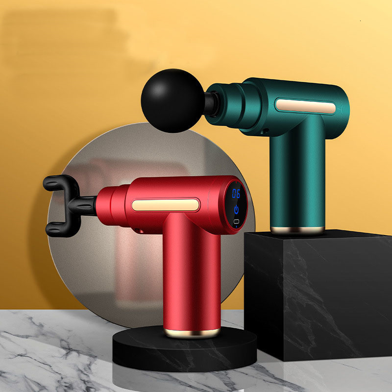 Full Body Massager Portable High Frequency Massage Gun Household Body Back And Neck Massager Percussion Pistol Fascia Gun Drop 230411