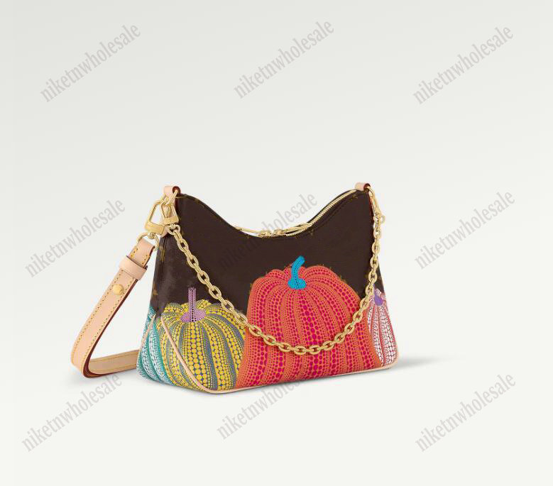 Pumpkin print YK Boulogne bag M46470 Yayoi Kusama Designer Shoulder Bags With Chain colorful functional Crossbody, Color#01
Pumpkin print YK Boulogne bag M46470 Yayoi Kusama Designer Shoulder Bags With Chain colorful functional Crossbody, Color#01