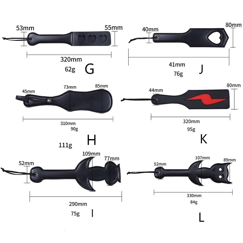 Adult Toys Multiple style leather whip beat Spanking Paddle Slave Spanker BDSM fetish Couple cosplay game SM Flirting sex Toy 230411