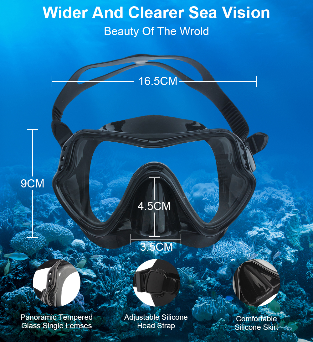 Diving Masks JSJM Professional Snorkel Diving Mask and Snorkels Goggles Glasses Diving Swimming Tube Set Snorkel Mask Adult Unisex 230411