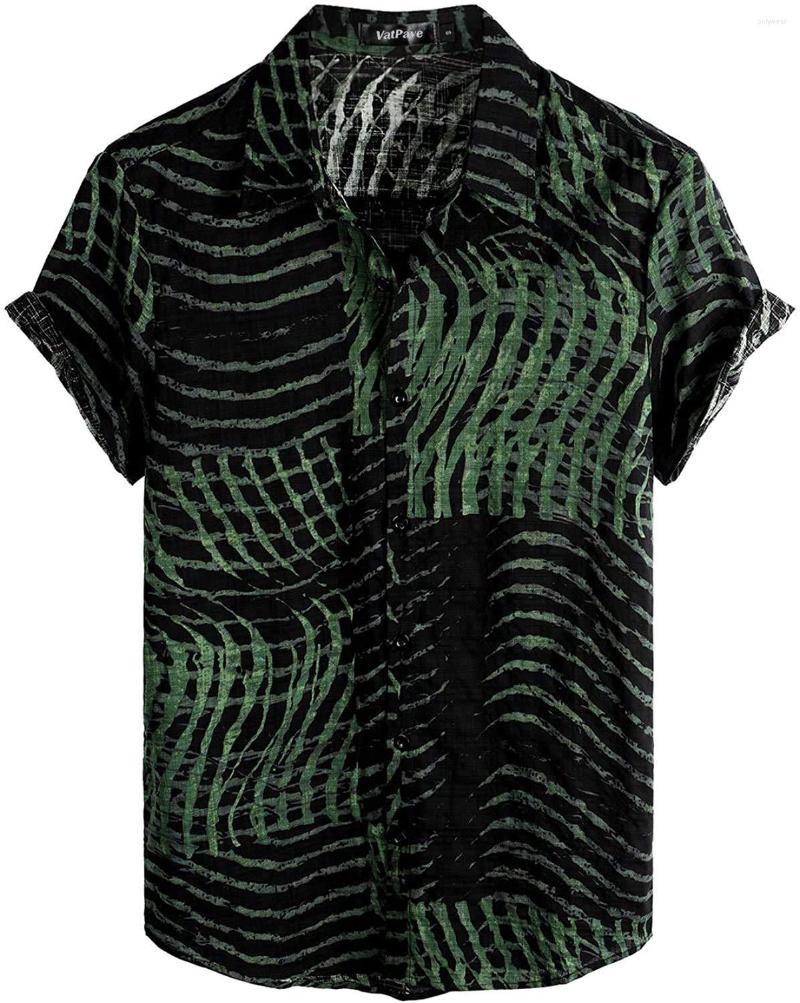 Men's Casual Shirts Summer Hawaiian Shirt 3d Vintage Style Men Women Clothing Beach Short Sleeve Blouse Fashion Men's Vocation Lapel