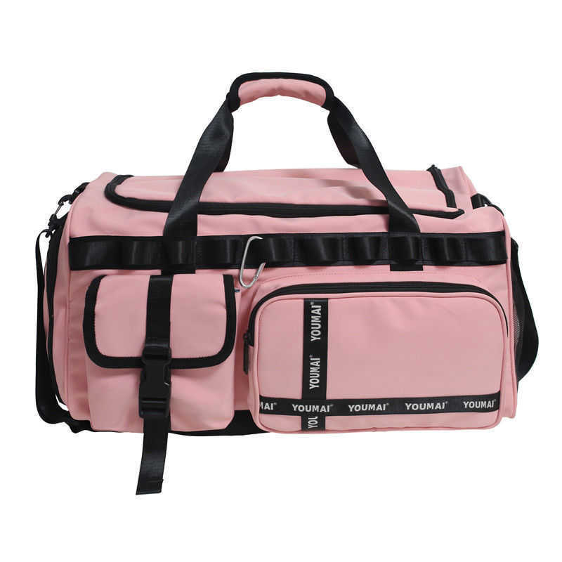 Duffel Bags Large Capacity Fashion Gym Male Backpack Women Handbag Portable Travel Men's Multifunctional Fitness Sports 230404