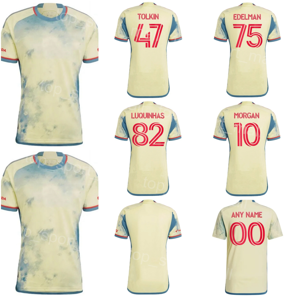 New York Red Soccer Jerseys 23/24 FC 11 MANOEL 47 TOLKIN 82 LUQUINHAS 4 REYES CASSERES JR NEALIS AMAYA MORGAN FERNANDEZ BARLOW CORONEL YEARWOOD Football Shirt Kits, Yellow
New York Red Soccer Jerseys 23/24 FC 11 MANOEL 47 TOLKIN 82 LUQUINHAS 4 REYES CASSERES JR NEALIS AMAYA MORGAN FERNANDEZ BARLOW CORONEL YEARWOOD Football Shirt Kits, Yellow