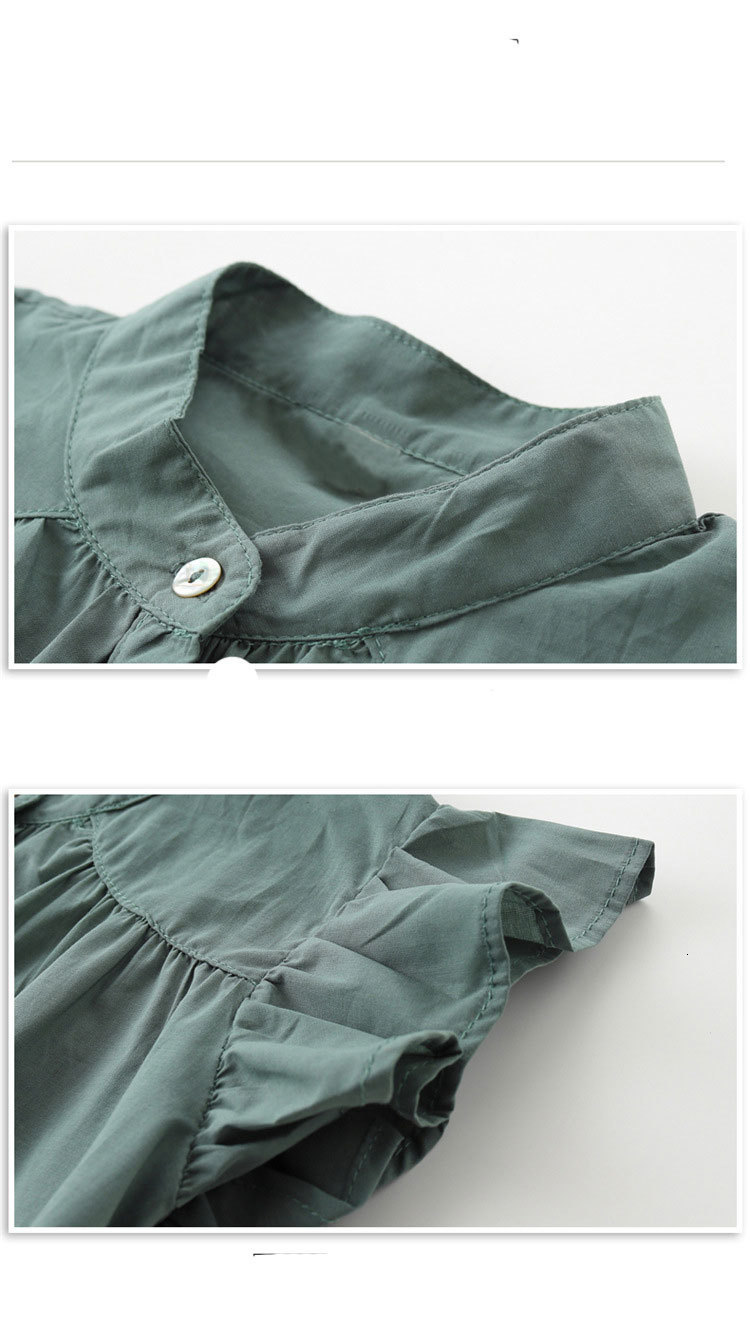 Clothing Sets Baby Summer Suits for Girl Short Sleeve Blouse s 2 Piece Set Child Wid leg Pants Kids Cotton Outfits Clothes 230411