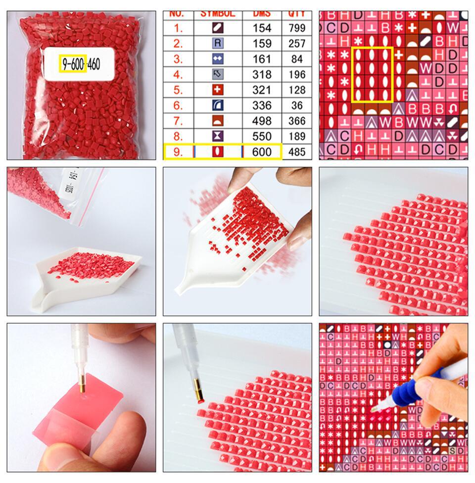 Diamond Painting Twelve Constellations Girl DIY Diamond Painting Stickers Drill Bedroom Living Room Decoration Hanging Pictures