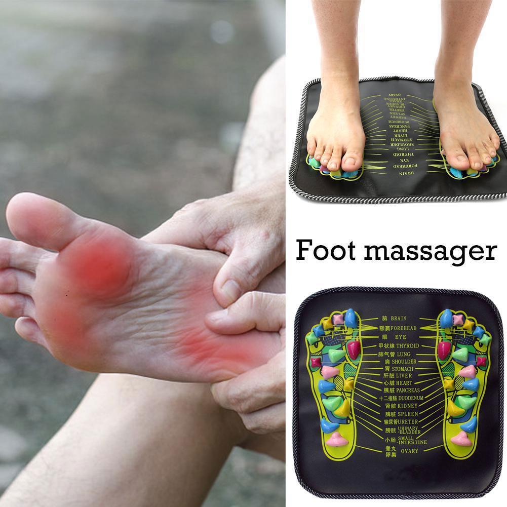 Back Massager Acupuncture Cobblestone Foot Cushion Reflexology Mat Acupoint Physical Pad Pain Relief Health Care 230411