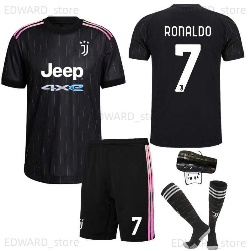 Men's Tracksuits 21-22 Juventus away black meteor version 7 C Ronaldo 10 Dibara football jersey children's adult set T230411
Men's Tracksuits 21-22 Juventus away black meteor version 7 C Ronaldo 10 Dibara football jersey children's adult set T230411