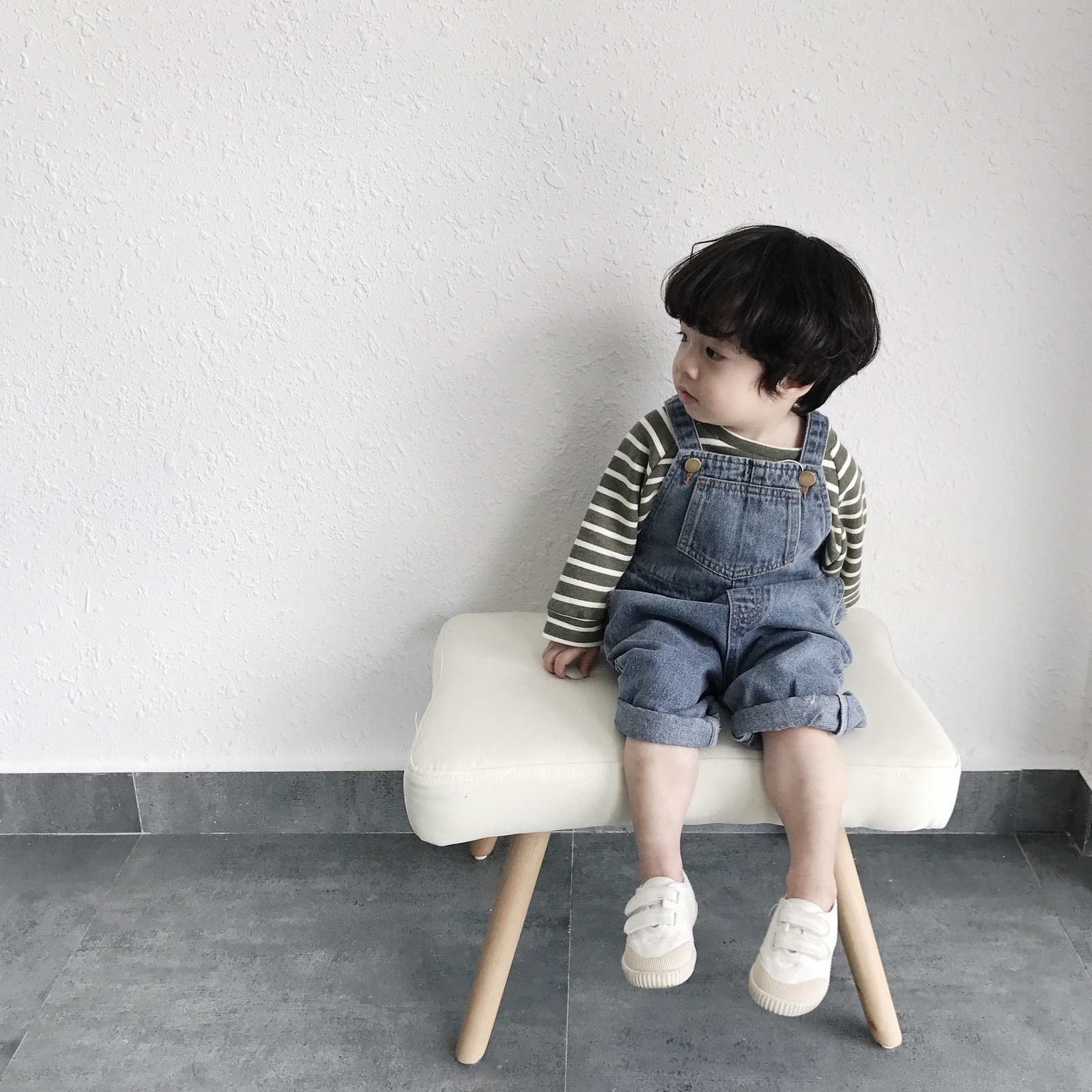 Clothing Sets Baby Clothes Spring Autumn Children s Jeans Korean Version Of Boys And Girls Pants In Small Children Cowboy Suspenders 230411