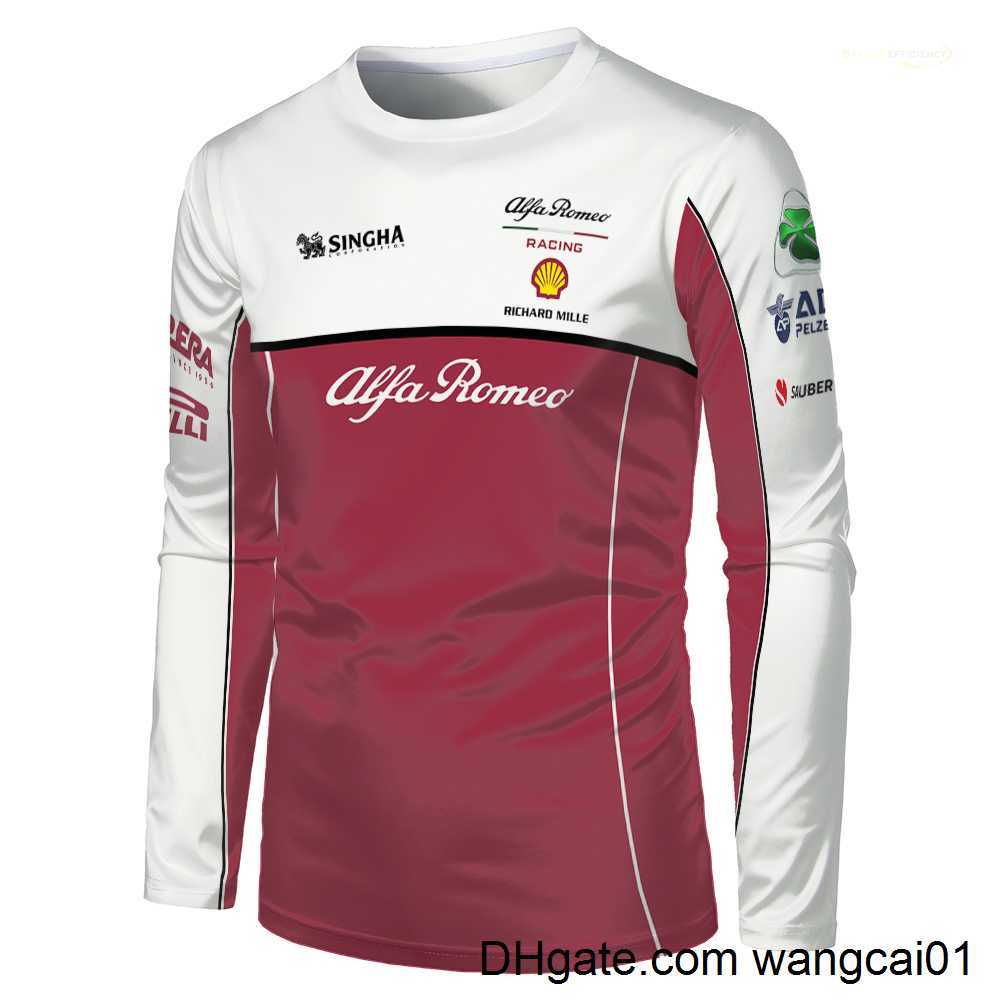 Men' T-Shirts Summer F1 Alfa Romeo Team Formula One Long-seved Men' and Women' Outdoor Extre Sports Off-road Enthusiast T-shirt 411&3, Qml00289gc
Men' T-Shirts Summer F1 Alfa Romeo Team Formula One Long-seved Men' and Women' Outdoor Extre Sports Off-road Enthusiast T-shirt 411&3, Qml00289gc