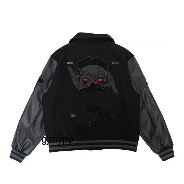 Men' Jackets American blockbuster China-Chic baseball uniform for men in spring and autumn embroidered PU leather jacket high street hip-hop 1LR4R, Black
Men' Jackets American blockbuster China-Chic baseball uniform for men in spring and autumn embroidered PU leather jacket high street hip-hop 1LR4R, Black