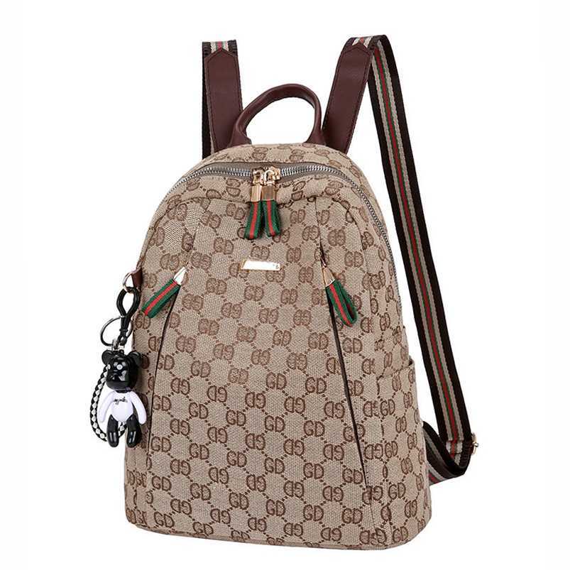 Designer bag Oxford cloth anti-theft backpack for women Korean version new student backpack large capacity wear-resistant versatile travel backpack trend, Old flower gives little bear
Designer bag Oxford cloth anti-theft backpack for women Korean version new student backpack large capacity wear-resistant versatile travel backpack trend, Old flower gives little bear