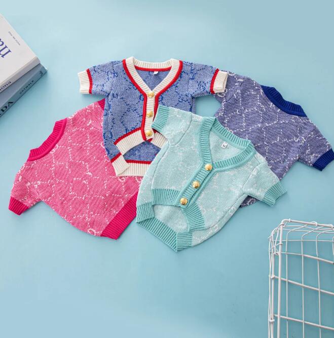 Fashion Designer Dog Clothes Brands Dog Apparel with Jacquard Letter Soft Dogs Sweater Classic Pet Casual Wear Clothing Fashion Cardigan Sweaters Knitted Coat, Pic
Fashion Designer Dog Clothes Brands Dog Apparel with Jacquard Letter Soft Dogs Sweater Classic Pet Casual Wear Clothing Fashion Cardigan Sweaters Knitted Coat, Pic