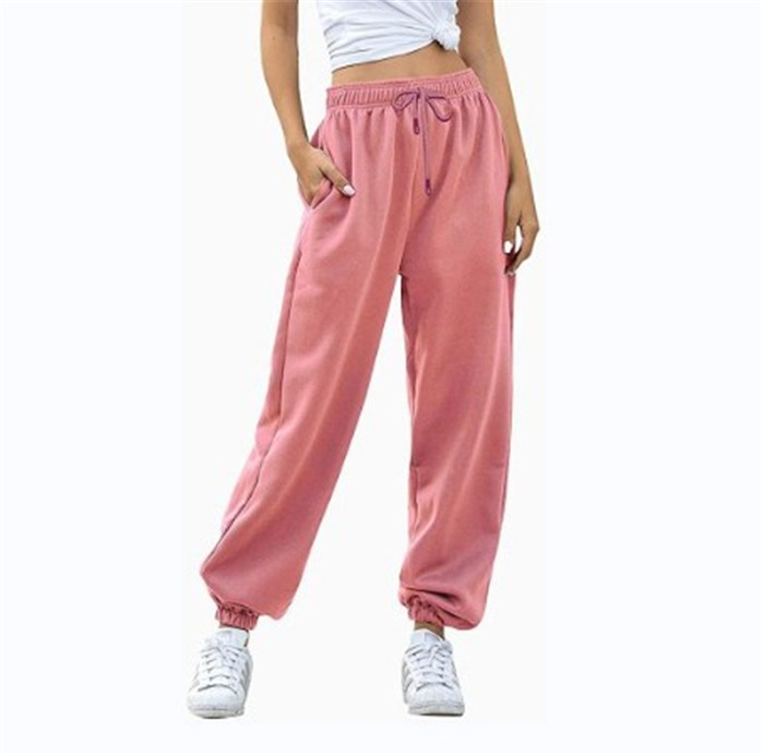 Women's Sweatpants Baggy Gray Sports Pants Joggers Wide Leg Oversized Streetwear High Waisted Trousers Women Drop Fast Ship