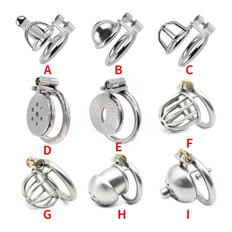 Cockrings Stainless Steel Cock Cage Penis Ring Chastity Device With Urethral Catheter Dick Belt BDSM Sex Toy For Man Gay 230411