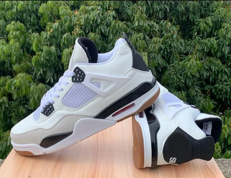 Orignal Quality 4s Basketball Shoes SB x 4 Black White Dark Blue Sapphire Pine Green Red Thunder Black/Tour Yellow 4s Outdoor sports sneakers Mens Trainers, 03
Orignal Quality 4s Basketball Shoes SB x 4 Black White Dark Blue Sapphire Pine Green Red Thunder Black/Tour Yellow 4s Outdoor sports sneakers Mens Trainers, 03
