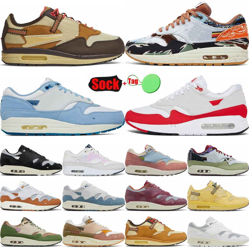 Women Mens Patta Waves Maxes 1 Running Shoes Trainers Monarch Noise Aqua Maroon Black Cactus Jack 87 Baroque Brown Saturn Gold Cave Stone 1s Sports Sneakers, 22
Women Mens Patta Waves Maxes 1 Running Shoes Trainers Monarch Noise Aqua Maroon Black Cactus Jack 87 Baroque Brown Saturn Gold Cave Stone 1s Sports Sneakers, 22