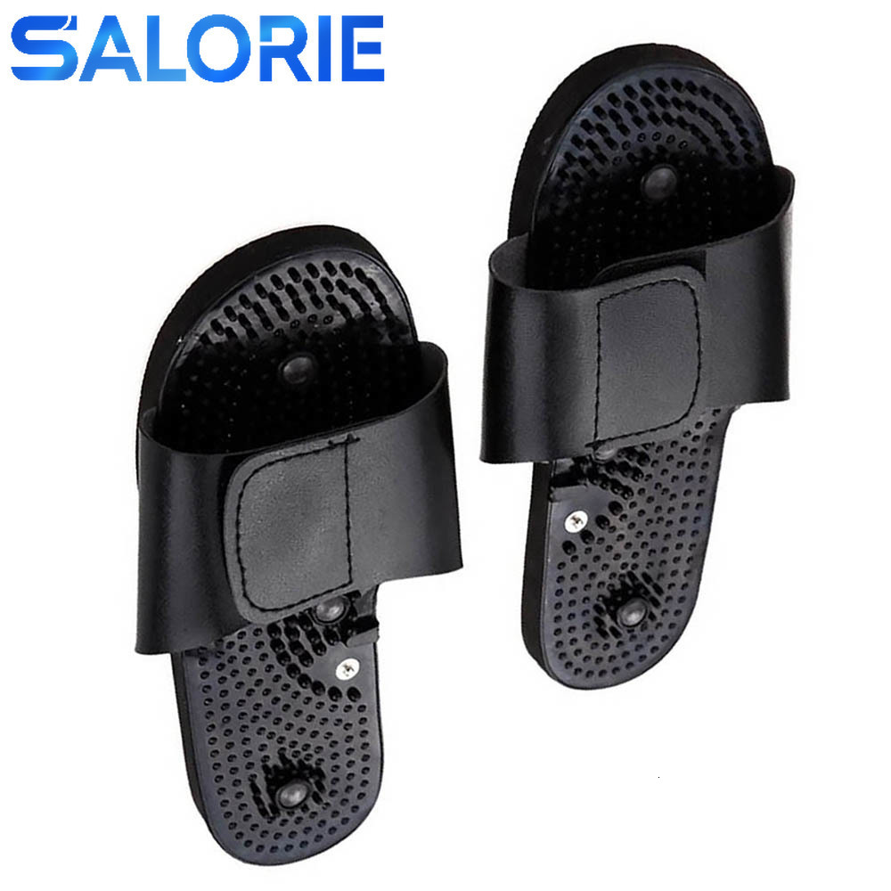 Back Massager Feet Massage Slippers Foot Reflexology Acupuncture Therapy Walk Stone Shoes Cobblestone 230411