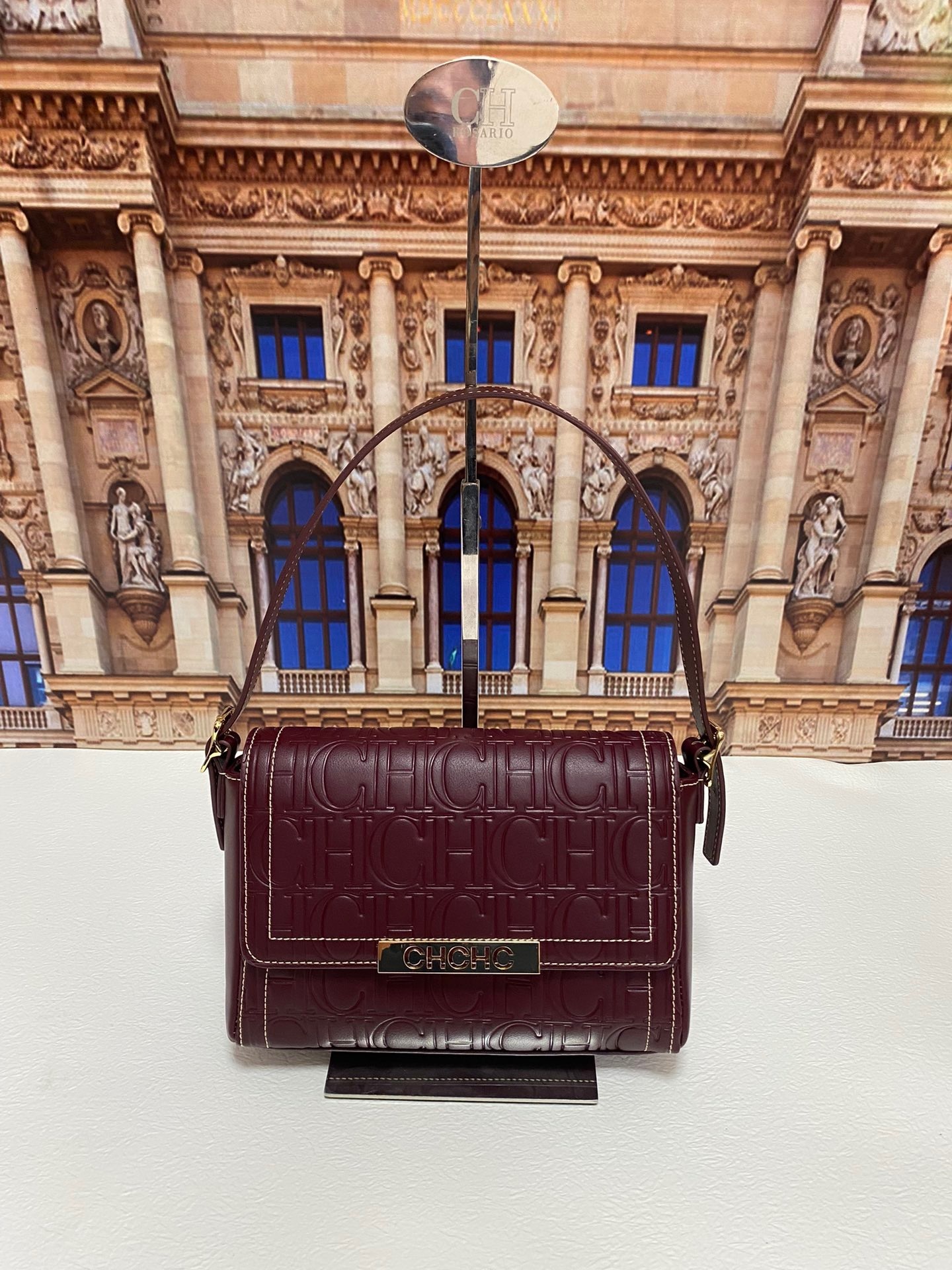 Evening Bags CH BY CHARO Women s Diagonal Single Shoulder Armpit Bag Flap Two Kinds Of Straps High Quality 230411