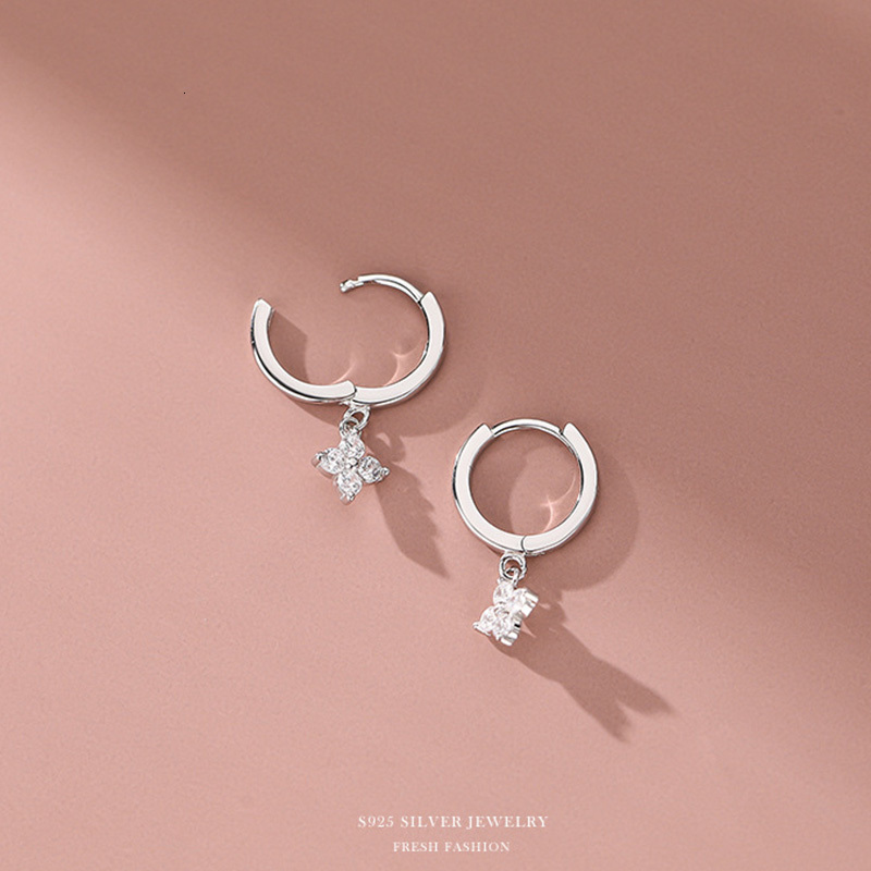 Sterg Sier Hoop for Women Fine wer Hie Earring Trending Original Dangle Earrings Jewelry 230411