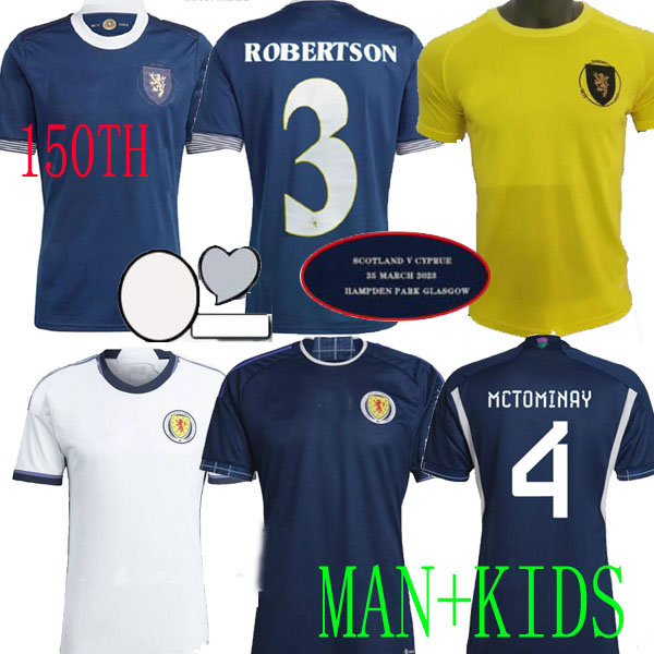 Scotland 150th Anniversary 2023 Soccer Jerseys AWAY women Special ADAMS ROBERTSON Football Shirt Kids 150 years home jersey kits set man GOALKEEPER BLUE YELLOW, 2023 home kids
Scotland 150th Anniversary 2023 Soccer Jerseys AWAY women Special ADAMS ROBERTSON Football Shirt Kids 150 years home jersey kits set man GOALKEEPER BLUE YELLOW, 2023 home kids