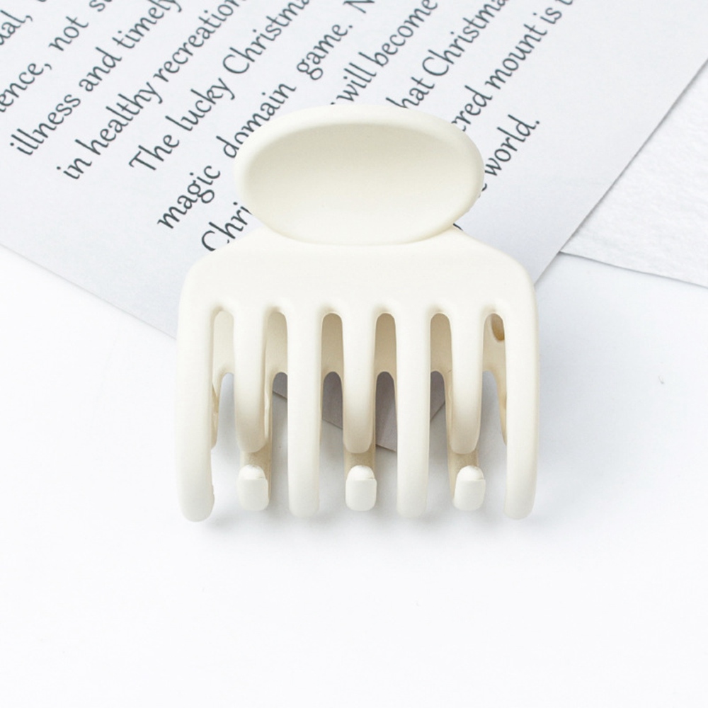 Korean Solid Coloir Ribbon Small Hair Claw Elegant Acrylic Hairpins Barrette Crab Hair Clips for Women Girls Headwear Hair Accessories 2061