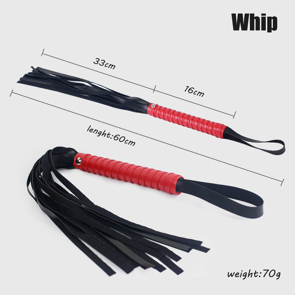 Cockrings BDSM Bondage Set Erotic Bed Games Adults Handcuffs Ankle Nipple Clamps Whip Spanking Slave Collars SM Kits Sex Toys For Couples 230411