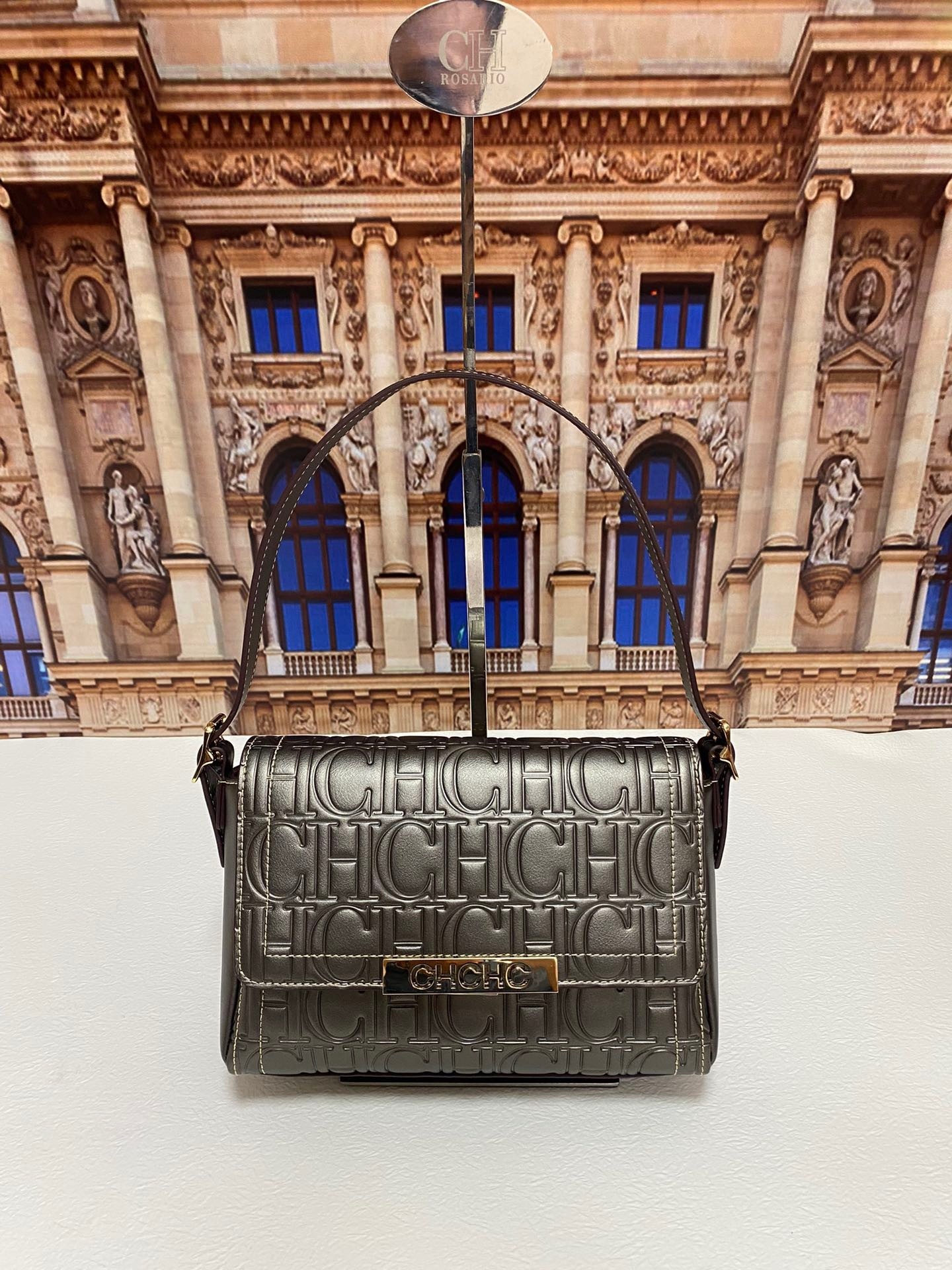 Evening Bags CH BY CHARO Women s Diagonal Single Shoulder Armpit Bag Flap Two Kinds Of Straps High Quality 230411