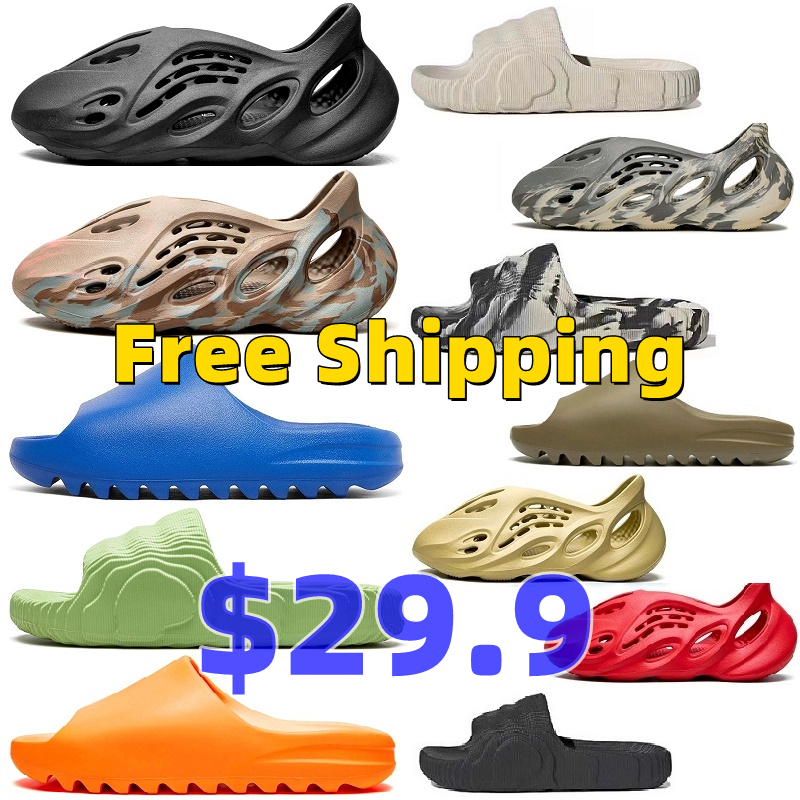 Designer Slippers Men Women Sandals With Box Foam Runner Onyx Sand Bone Resin Stone Sage Black Grey Slider Slipper Fashion Luxury Summer Beach Slipper US 3.5-12, 27
Designer Slippers Men Women Sandals With Box Foam Runner Onyx Sand Bone Resin Stone Sage Black Grey Slider Slipper Fashion Luxury Summer Beach Slipper US 3.5-12, 27