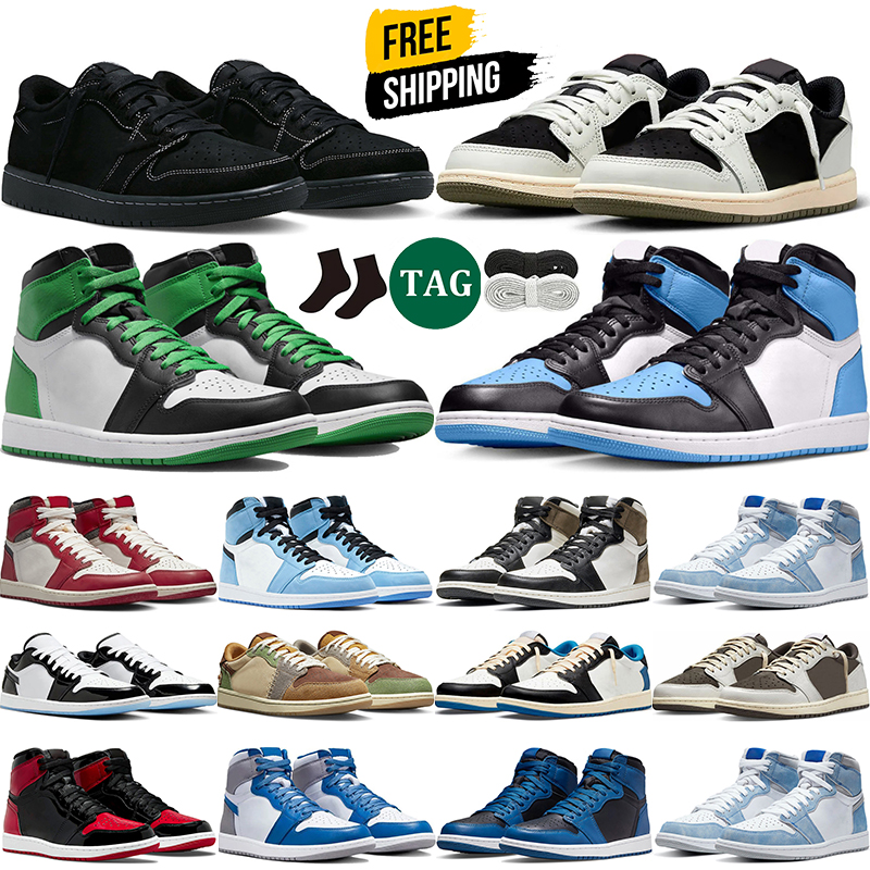 1s High OG UNC Toe Basketball Shoes 1 Retro Lucky Green Dark Mocha University Blue Shattered Backboard free shipping Black Phantom outdoor mens gym trainer
1s High OG UNC Toe Basketball Shoes 1 Retro Lucky Green Dark Mocha University Blue Shattered Backboard free shipping Black Phantom outdoor mens gym trainer