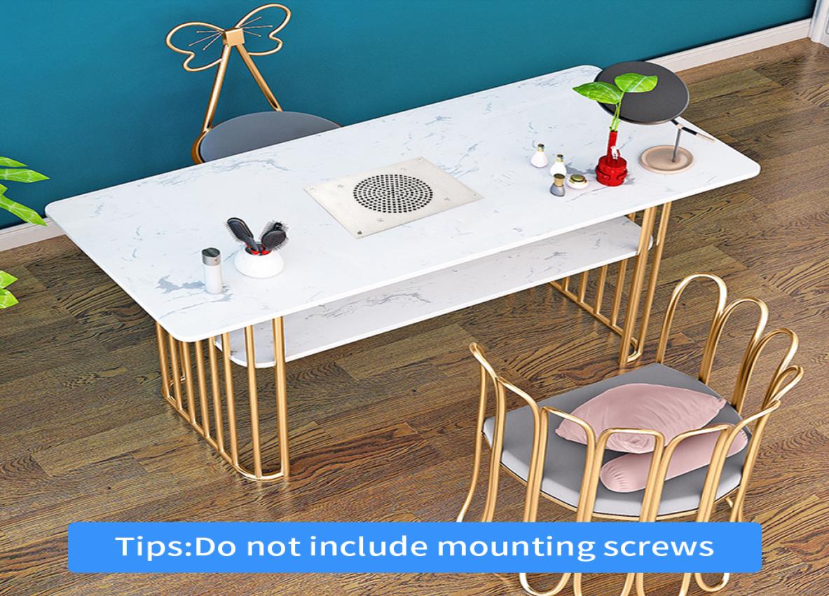 6W Builtin Table Deck Nail Dust Collector SD39C Strong Fan High Speed 3 Dust Bags Nail Suction Vacuum Cleaner Manicure Machine