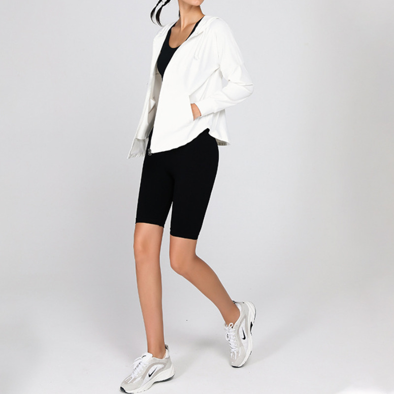 Women's Jackets Fitness wear women's mesh breathable sun protection clothing loose fitting sports running zippered jacket with pockets 23041