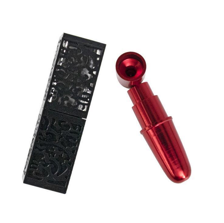 Smoke Kit Newest Lipstick Metal Pipe Herbal Cigarette Hand Spoon magic Hidden Lady pipes Hollow Tools Smoking Tobacco
Smoke Kit Newest Lipstick Metal Pipe Herbal Cigarette Hand Spoon magic Hidden Lady pipes Hollow Tools Smoking Tobacco