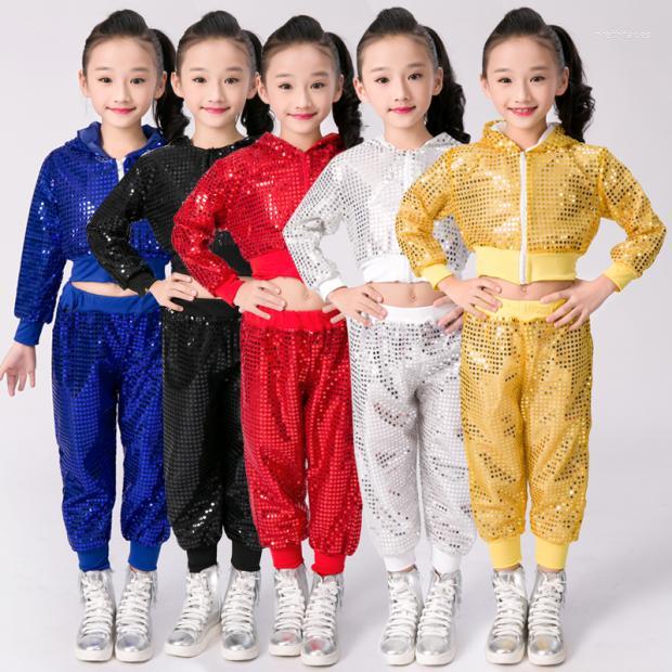 Stage Wear Girls Dance Costume Jazz Sequin Hip Hop Clothes Kids Competitions Ballroom Performance Clothing, Red
Stage Wear Girls Dance Costume Jazz Sequin Hip Hop Clothes Kids Competitions Ballroom Performance Clothing, Red