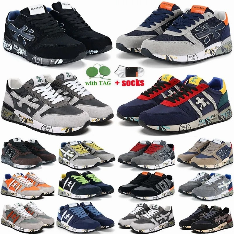 Premiata Outlet Shoes Men Sneakers Running Shoe Cedar Mick Sneaker Leathers Heritage Shoe Workout Cross Training 2023 Collection Online Sale