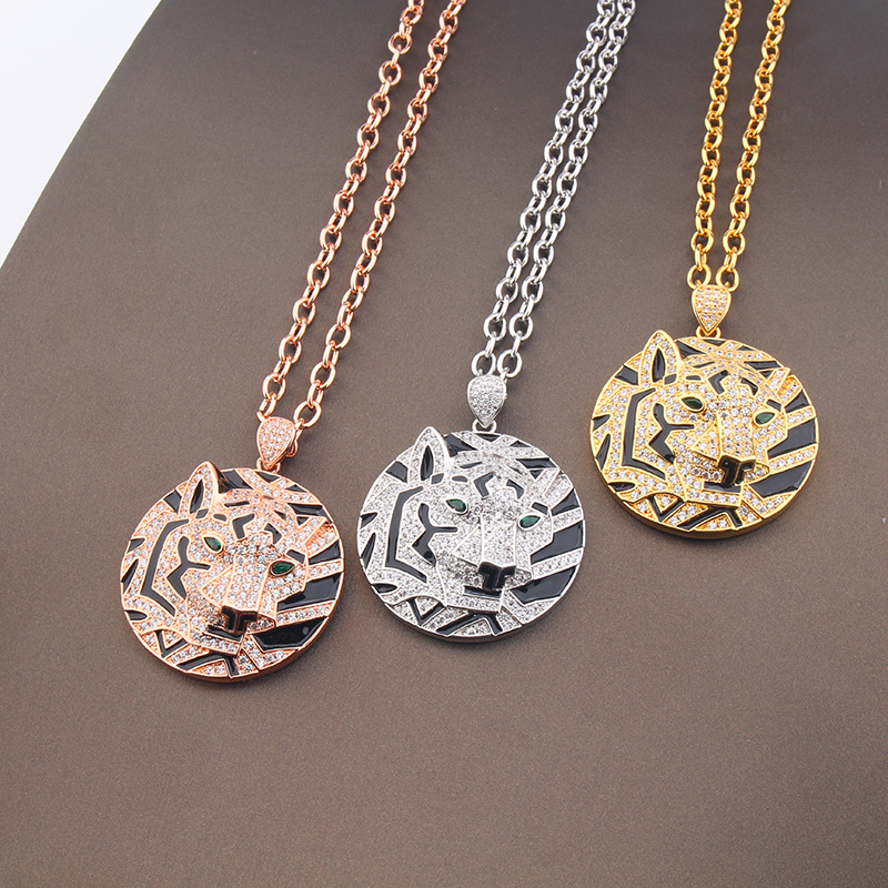 rose long gold silver pendant necklace for women men set circular tiger Luxury trendy Party Christmas Wedding couple Beads link Chain Jewelry Accessories Gifts
rose long gold silver pendant necklace for women men set circular tiger Luxury trendy Party Christmas Wedding couple Beads link Chain Jewelry Accessories Gifts
