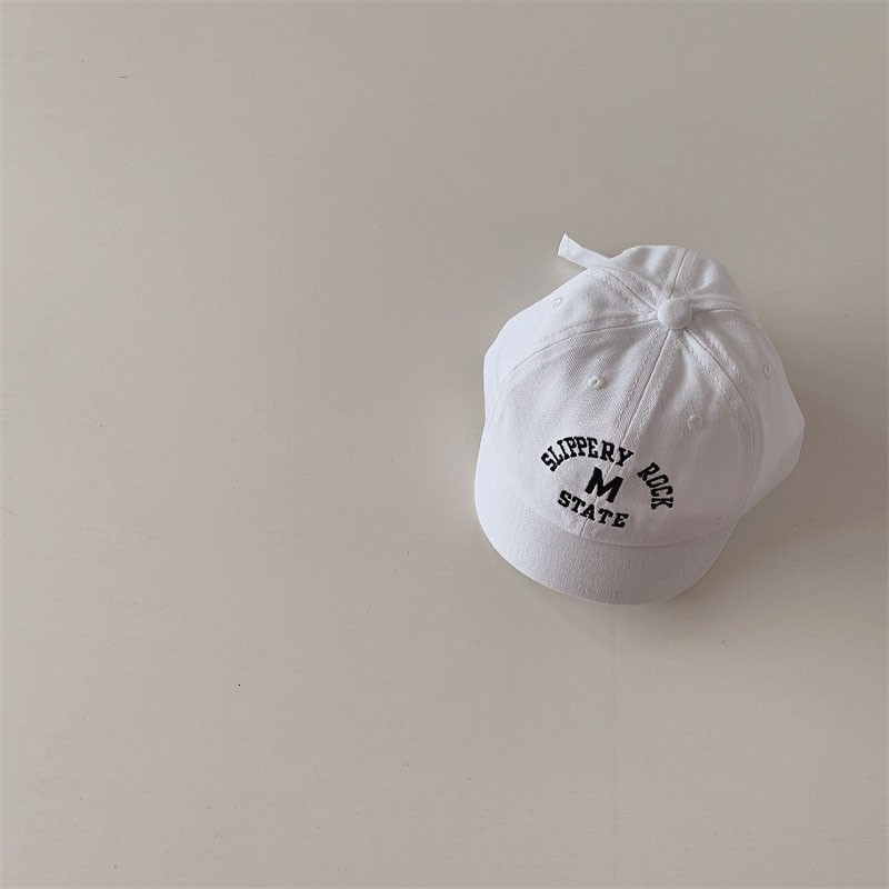 Caps Hats Casual Letter Cap Baby Simple Classic ed Boys Cool Embroidery Baseball Hat Girl Adjustable Short Brimmed 230412