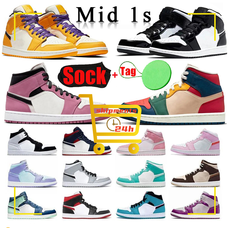 Jumpman 1 Mid Basketball Shoes 1s Men Women Linen Armory Navy Bred Light Smoke Grey Shadow Hyper Royal Digital Pink Fearless UNC Mens Trainers Sports Sneakers, Colour# 12
Jumpman 1 Mid Basketball Shoes 1s Men Women Linen Armory Navy Bred Light Smoke Grey Shadow Hyper Royal Digital Pink Fearless UNC Mens Trainers Sports Sneakers, Colour# 12