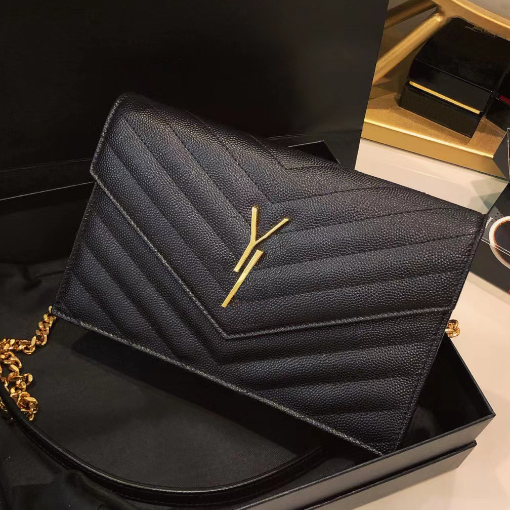 designer bags handbag tote bag women cross body Y-Shaped Designer envelope messenger bags black calfskin classic diagonal stripes quilted chains real leather, #1
designer bags handbag tote bag women cross body Y-Shaped Designer envelope messenger bags black calfskin classic diagonal stripes quilted chains real leather, #1