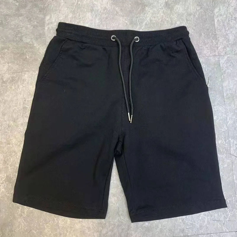 Men's Shorts 40KG-100KG Summer 100% Cotton Soft Men's Brushed Waist Black and White Pink Casual Shorts 4XL 5XL 230412